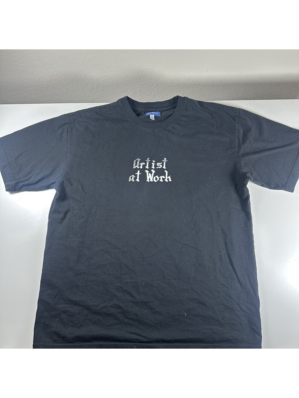 Market Studios Artist at Work Black Tee T Shirt Mens Extra Large